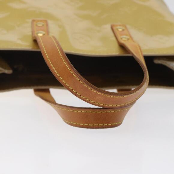 LOUIS VUITTON Monogram Vernis Reade PM Hand Bag Beige M91334 - Picture 7 of 12